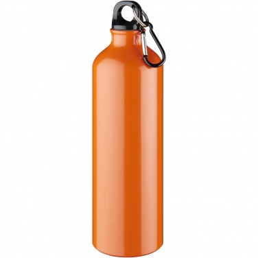 Logotrade business gifts photo of: Oregon 770 ml aluminium water bottle with carabiner