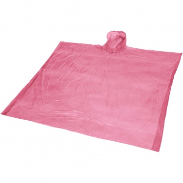 Logo trade corporate gifts picture of: Ziva disposable rain poncho with storage pouch