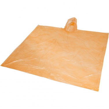 Logotrade promotional product image of: Ziva disposable rain poncho with storage pouch