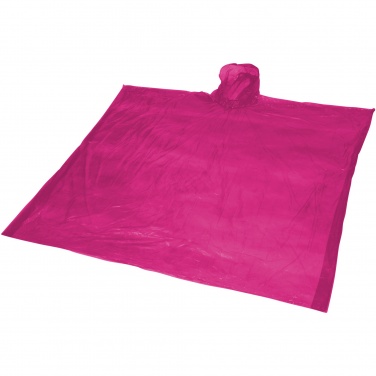 Logo trade promotional product photo of: Ziva disposable rain poncho with storage pouch