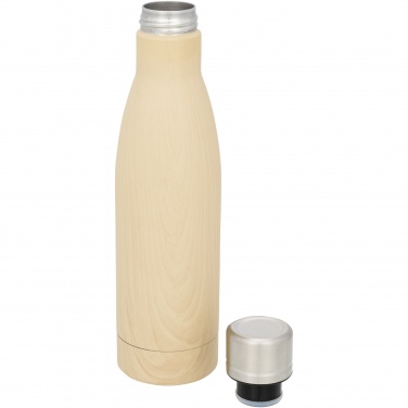 Logo trade promotional merchandise picture of: Vasa 500 ml wood-look copper vacuum insulated bottle