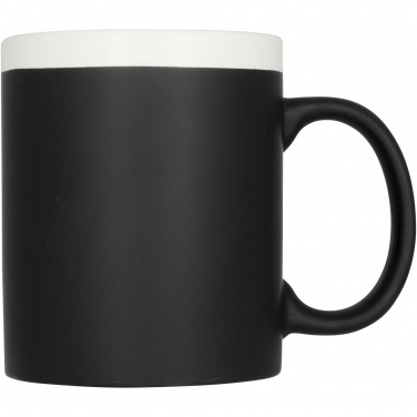 Logo trade promotional item photo of: Chalk-write 330 ml ceramic mug
