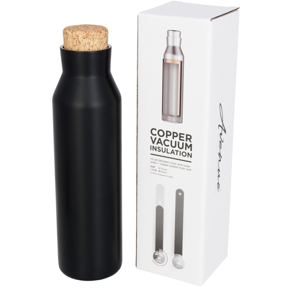 Logo trade promotional merchandise image of: Norse 590 ml copper vacuum insulated bottle