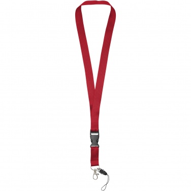 Logo trade promotional giveaways image of: Sagan phone holder lanyard with detachable buckle