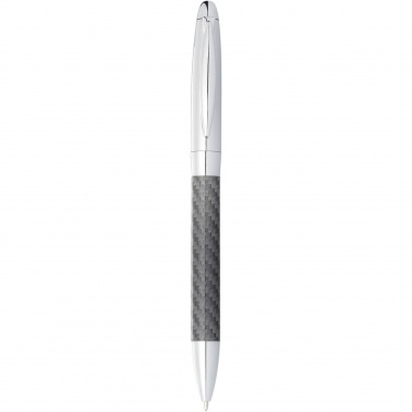 Logo trade business gift photo of: Winona ballpoint pen with carbon fibre details