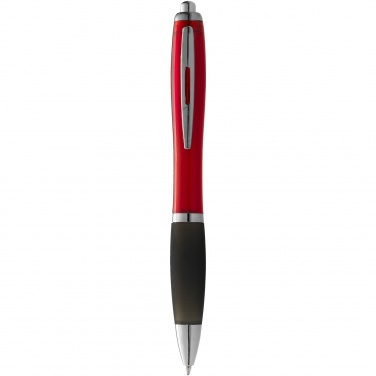 Logotrade promotional product image of: Nash ballpoint pen coloured barrel and black grip