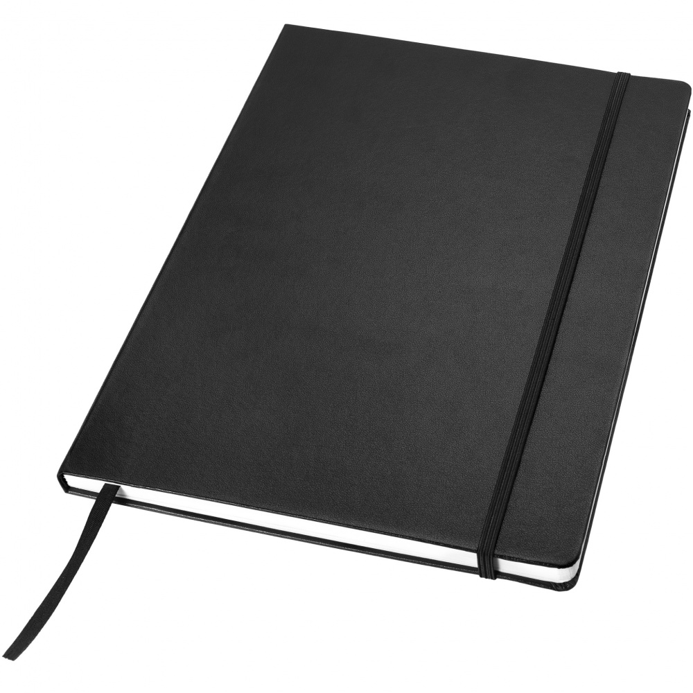 Logo trade advertising products image of: Executive A4 hard cover notebook