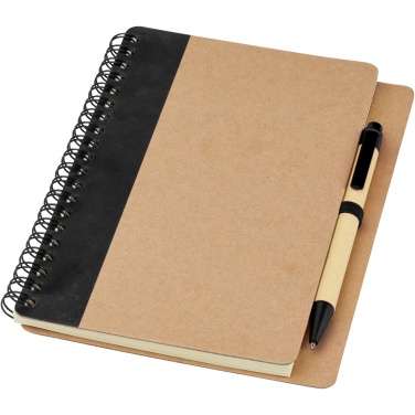 Logotrade promotional item picture of: Priestly recycled notebook with pen