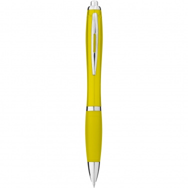 Logotrade promotional items photo of: Nash ballpoint pen with coloured barrel and grip