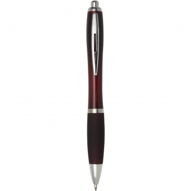 Logotrade promotional product image of: Nash ballpoint pen with coloured barrel and grip