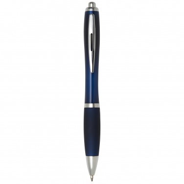 Logo trade promotional products picture of: Nash ballpoint pen with coloured barrel and grip