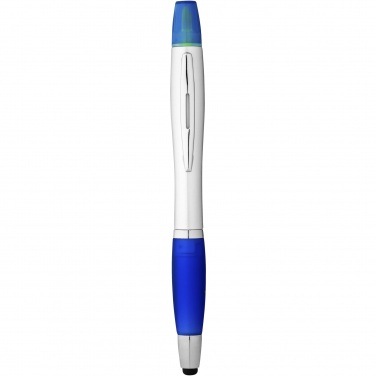 Logo trade promotional giveaways image of: Nash stylus ballpoint pen and highlighter