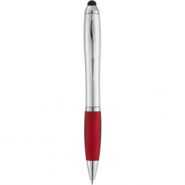 Logo trade promotional gifts picture of: Nash stylus ballpoint with coloured grip