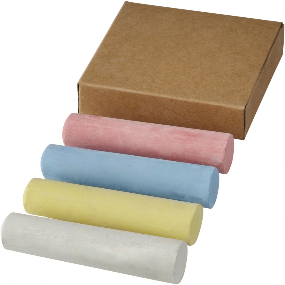 Logotrade promotional giveaway picture of: Screech 4-piece chalk set