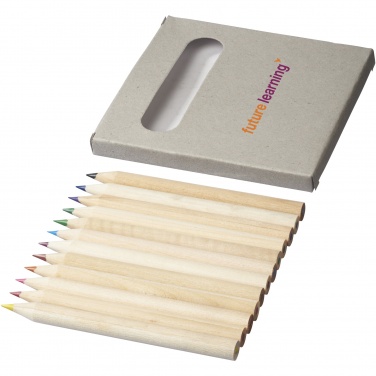 Logo trade promotional gifts picture of: Tallin 12-piece coloured pencil set