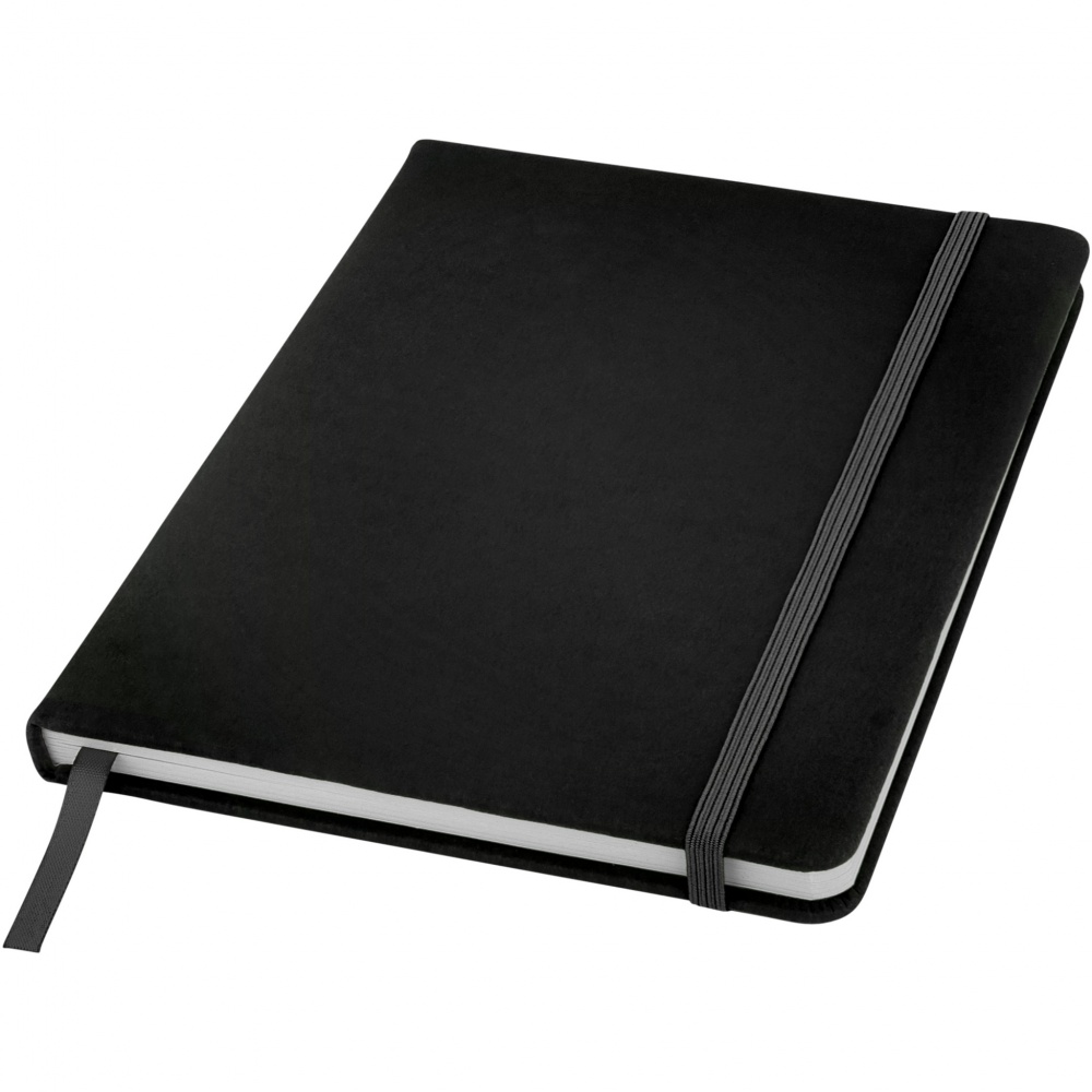 Logo trade promotional gift photo of: Spectrum A5 notebook with blank pages