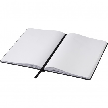 Logo trade promotional merchandise image of: Spectrum A5 notebook with blank pages