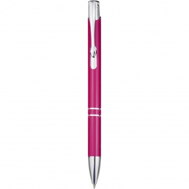 Logotrade business gifts photo of: Moneta aluminium click ballpoint pen (blue ink)