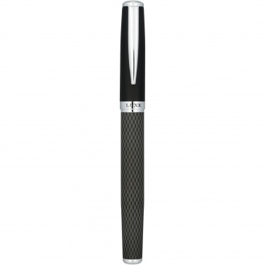 Logotrade advertising product picture of: Carbon duo pen gift set with pouch