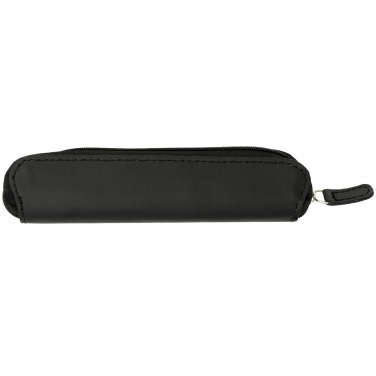 Logo trade promotional items picture of: Carbon duo pen gift set with pouch