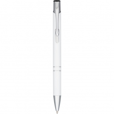 Logotrade promotional gift image of: Moneta anodized aluminium click ballpoint pen