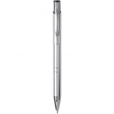Logo trade business gifts image of: Moneta anodized aluminium click ballpoint pen