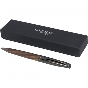 Logo trade promotional items picture of: Loure wood barrel ballpoint pen