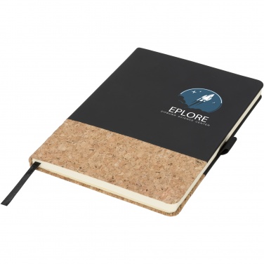 Logo trade promotional items picture of: Evora A5 cork thermo PU notebook