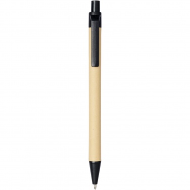 Logo trade promotional products picture of: Berk recycled carton and corn plastic ballpoint pen