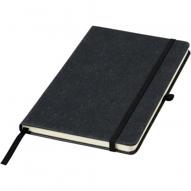 Logo trade business gifts image of: Atlana leather pieces notebook