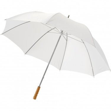 Logo trade business gift photo of: Karl 30" golf umbrella with wooden handle