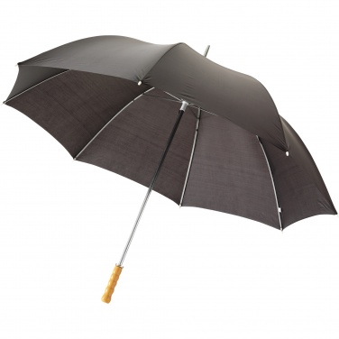 Logo trade promotional merchandise photo of: Karl 30" golf umbrella with wooden handle