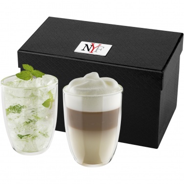Logo trade advertising products image of: Boda 2-piece glass set