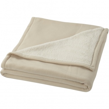 Logotrade corporate gift image of: Springwood soft fleece and sherpa plaid blanket