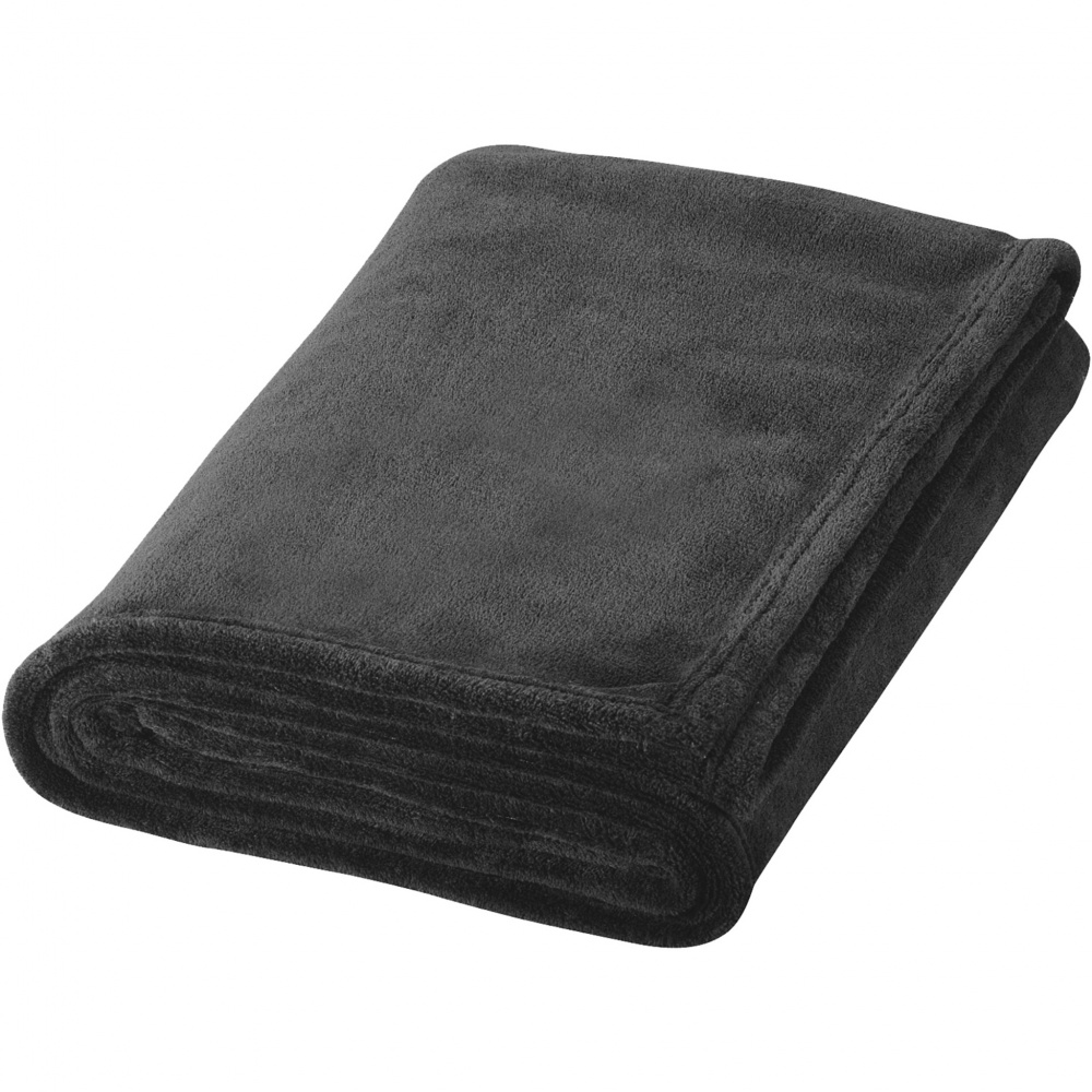 Logo trade promotional product photo of: Bay extra soft coral fleece plaid blanket
