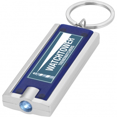 Logo trade promotional gifts image of: Castor LED keychain light