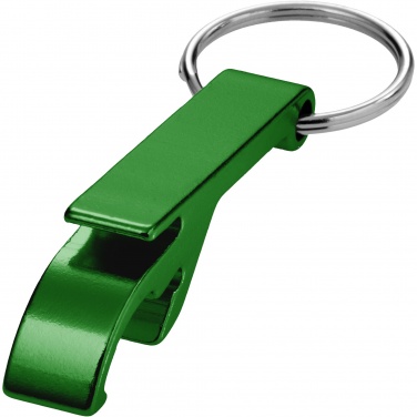 Logo trade promotional giveaways image of: Tao bottle and can opener keychain