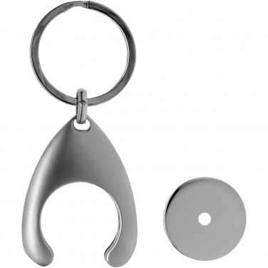 Logotrade advertising products photo of: Trolley coin holder keychain