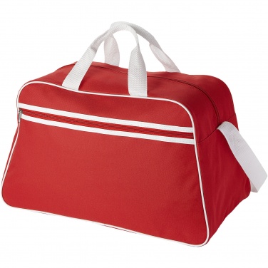 Logo trade promotional gift photo of: San Jose 2-stripe sports duffel bag 30L