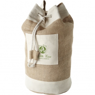Logo trade business gift photo of: Goa jute sailor duffel bag 16L