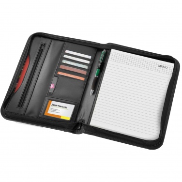 Logo trade corporate gift photo of: Ebony A4 zippered portfolio