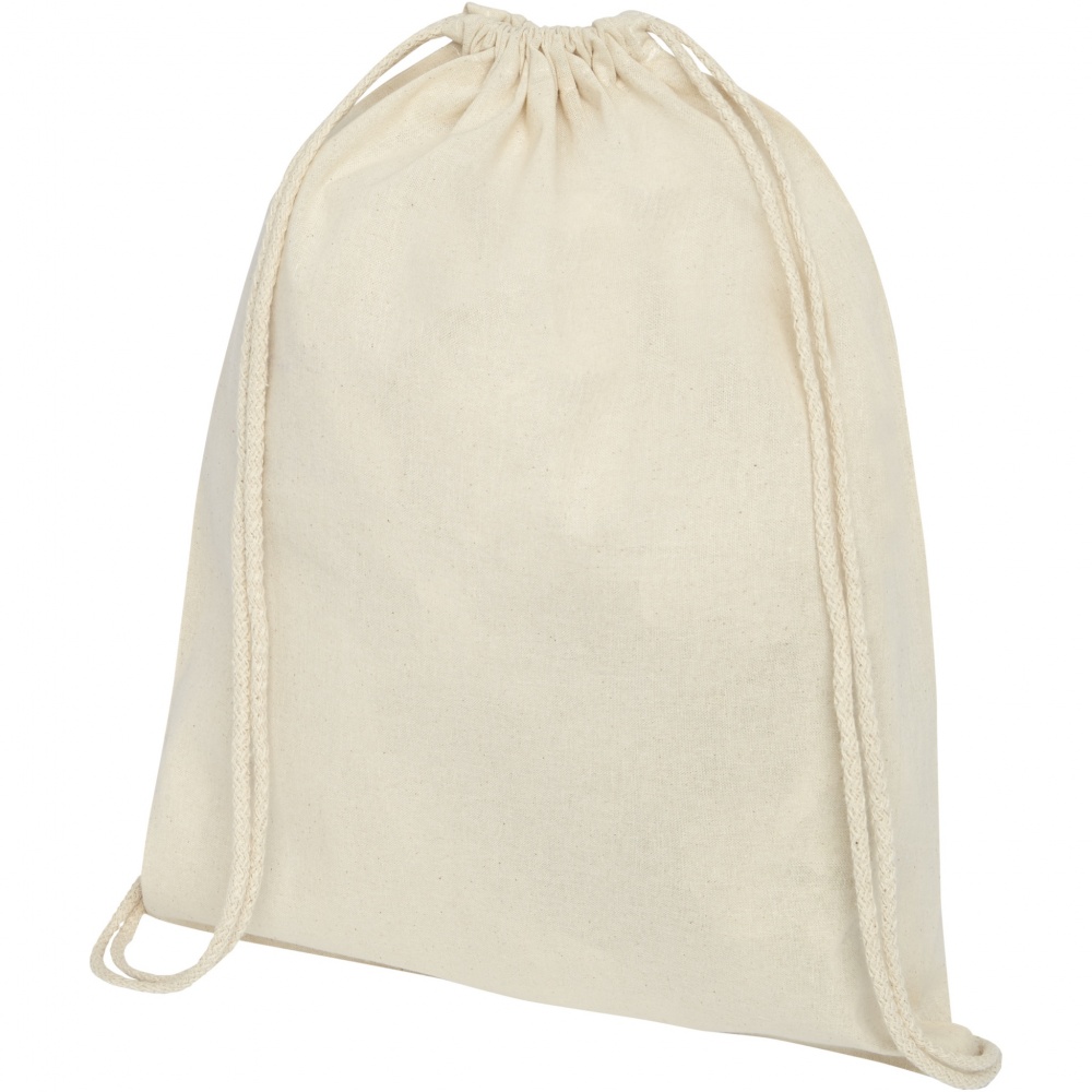 Logotrade corporate gifts photo of: Oregon 100 g/m² cotton drawstring bag 5L