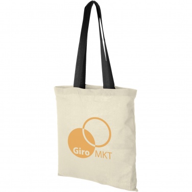 Logotrade advertising product picture of: Nevada 100 g/m² cotton tote bag coloured handles 7L