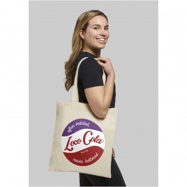Logo trade business gifts image of: Madras 140 g/m² cotton tote bag 7L