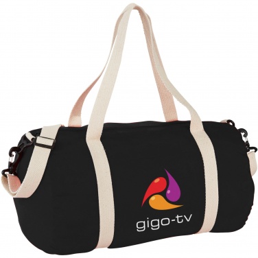 Logotrade promotional merchandise picture of: Cochichuate cotton barrel duffel bag 25L