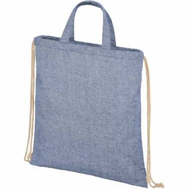 Logo trade promotional items picture of: Pheebs 210 g/m² recycled drawstring bag 6L