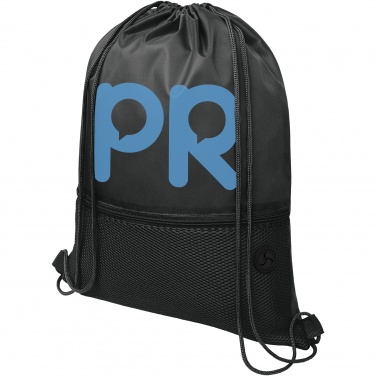 Logo trade promotional merchandise picture of: Oriole mesh drawstring bag 5L