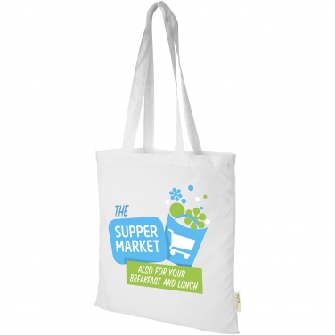 Logo trade promotional gift photo of: Orissa 100 g/m² organic cotton tote bag 7L