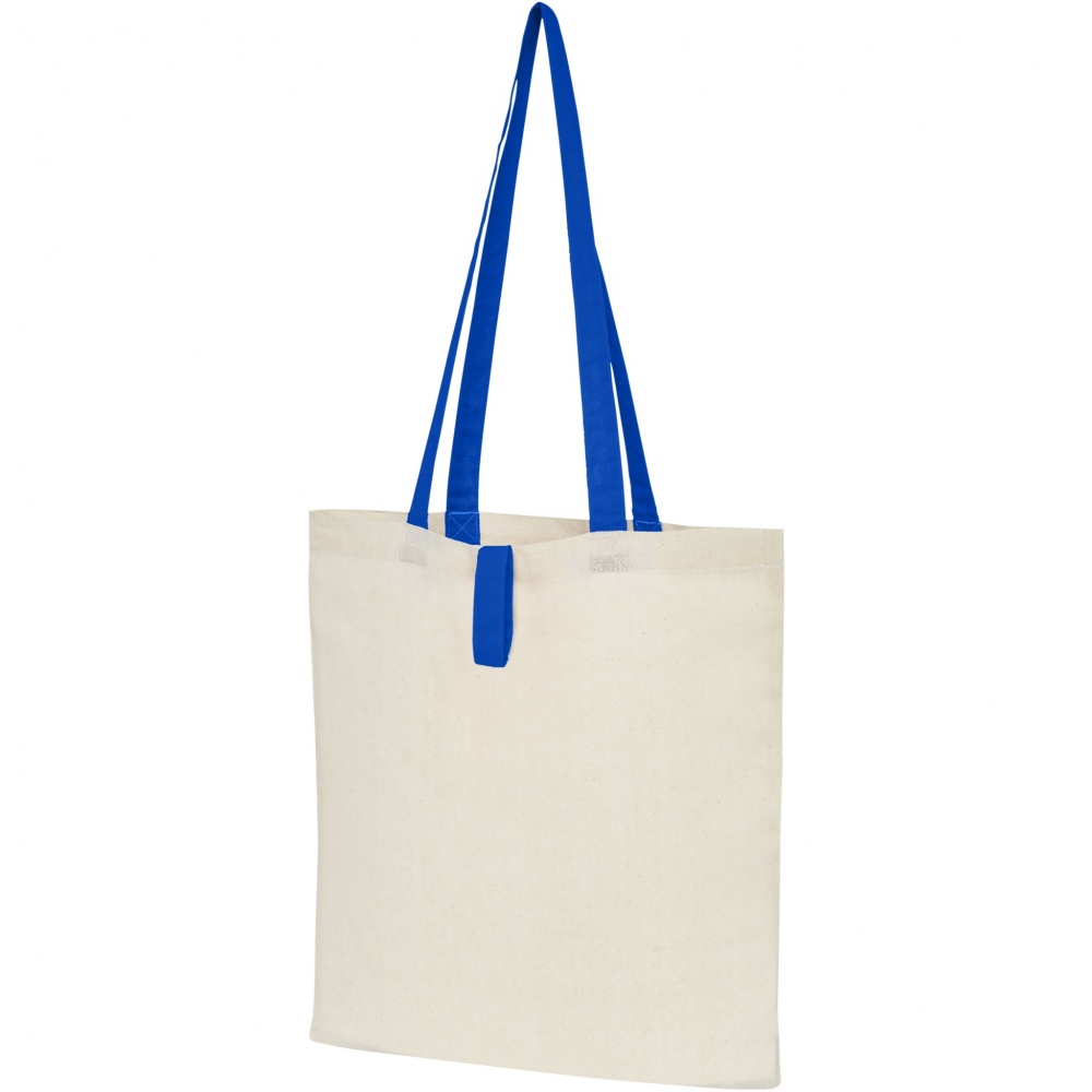 Logo trade promotional gifts picture of: Nevada 100 g/m² cotton foldable tote bag 7L