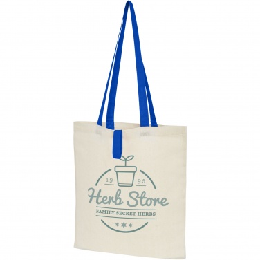 Logotrade promotional item picture of: Nevada 100 g/m² cotton foldable tote bag 7L